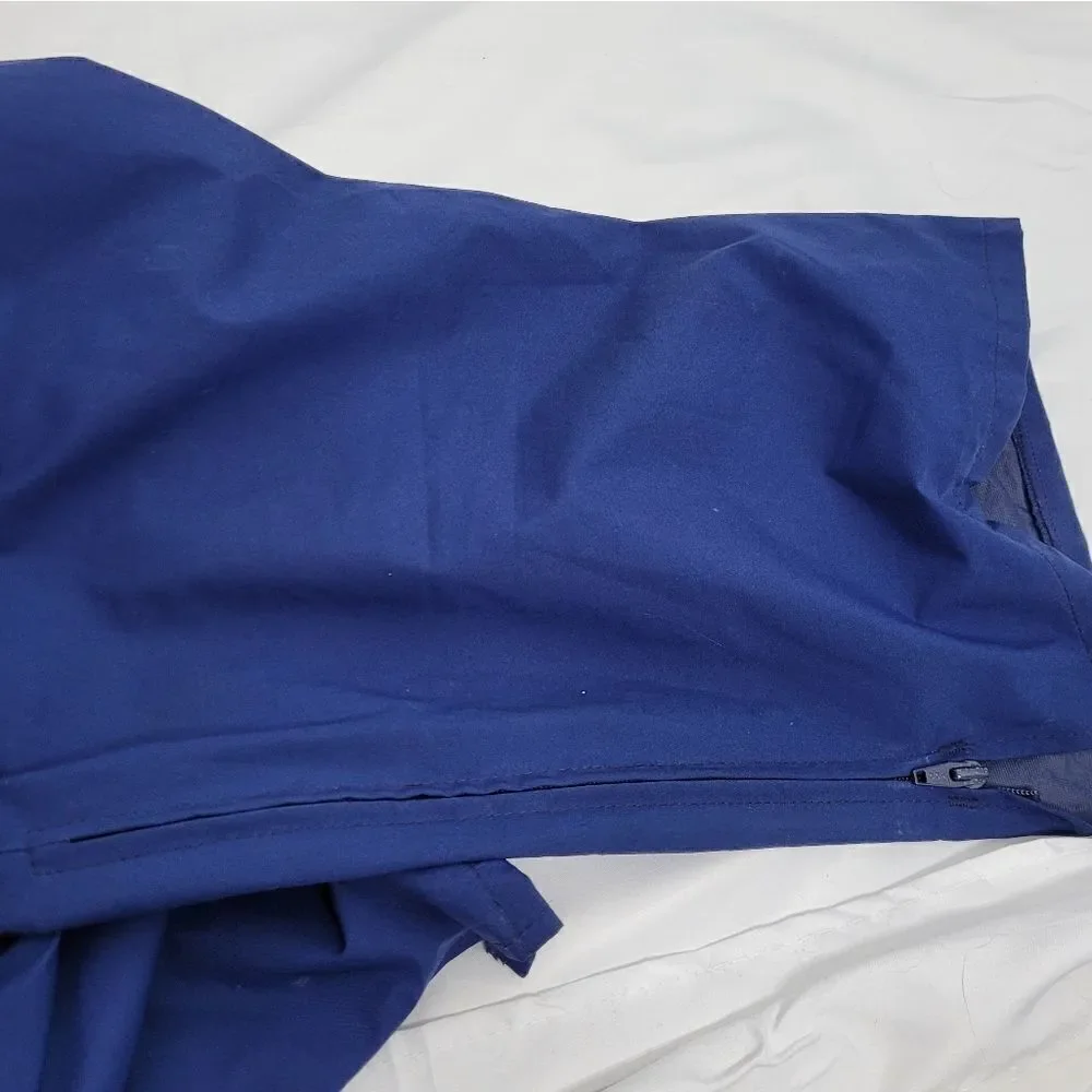 VINTAGE 80s blue gore-tex waterproof golf pants XL‎